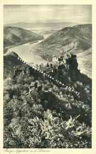 Bild einer Postkarte aus Aggstein
