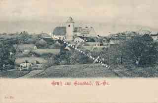 Bild einer Postkarte aus Gansbach